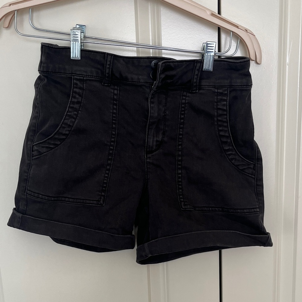 Sanctuary Black High-Rise Jean Shorts